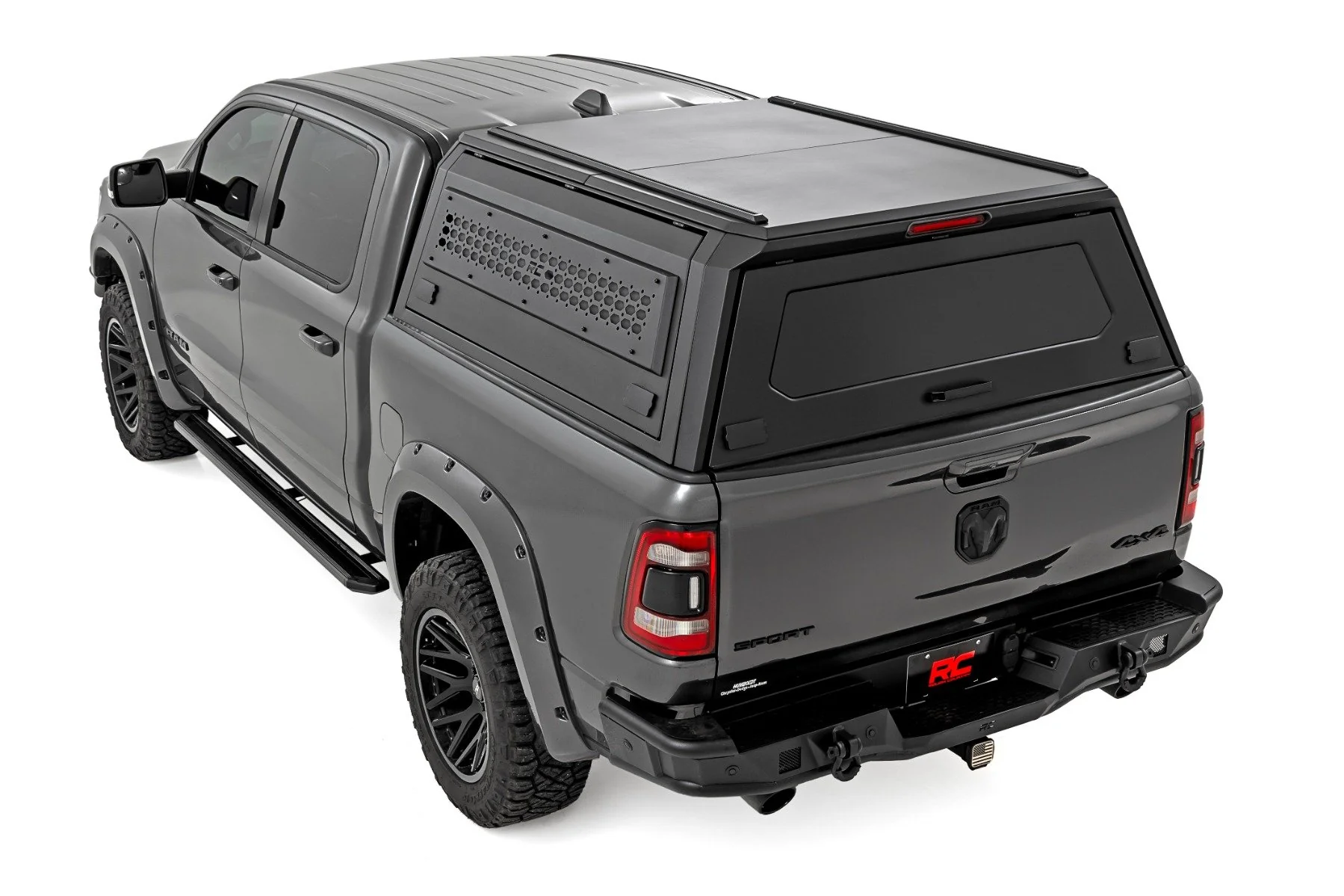 Rough Country Truck Bed Cap | Modular | 5'7" Bed | for Ram 1500 19-25/TRX 21-24 73402 - Image 3