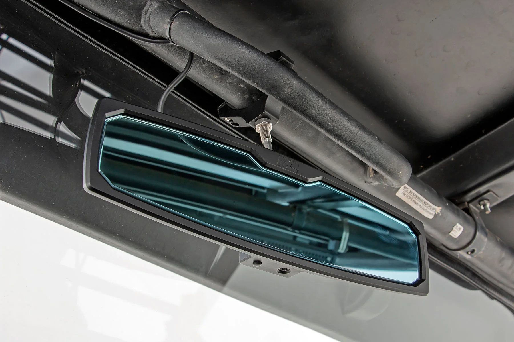 UTV Aluminum Rear View Mirror Dome Light 12" 1.75-2" Mount - Image 5