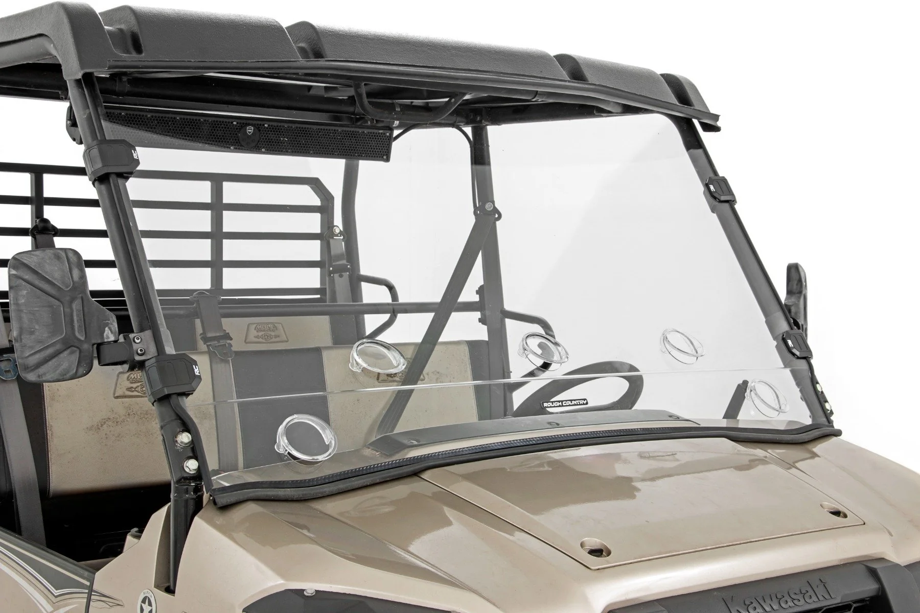 Vented Full Windshield Kawasaki Mule Pro DX/Mule Pro DXT 16-22 - Image 4