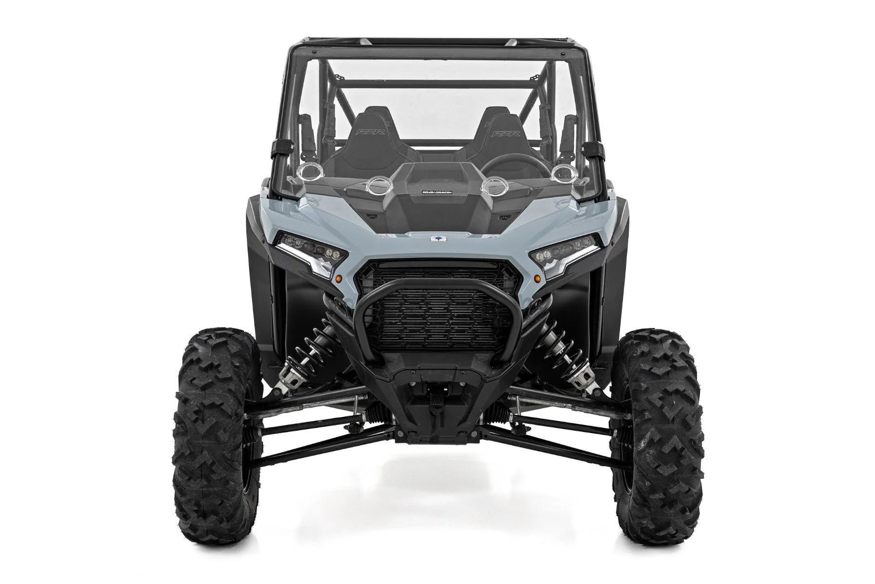Rough Country Vented Full Windshield | Scratch Resistant |  Polaris RZR XP4 1000 - Image 2