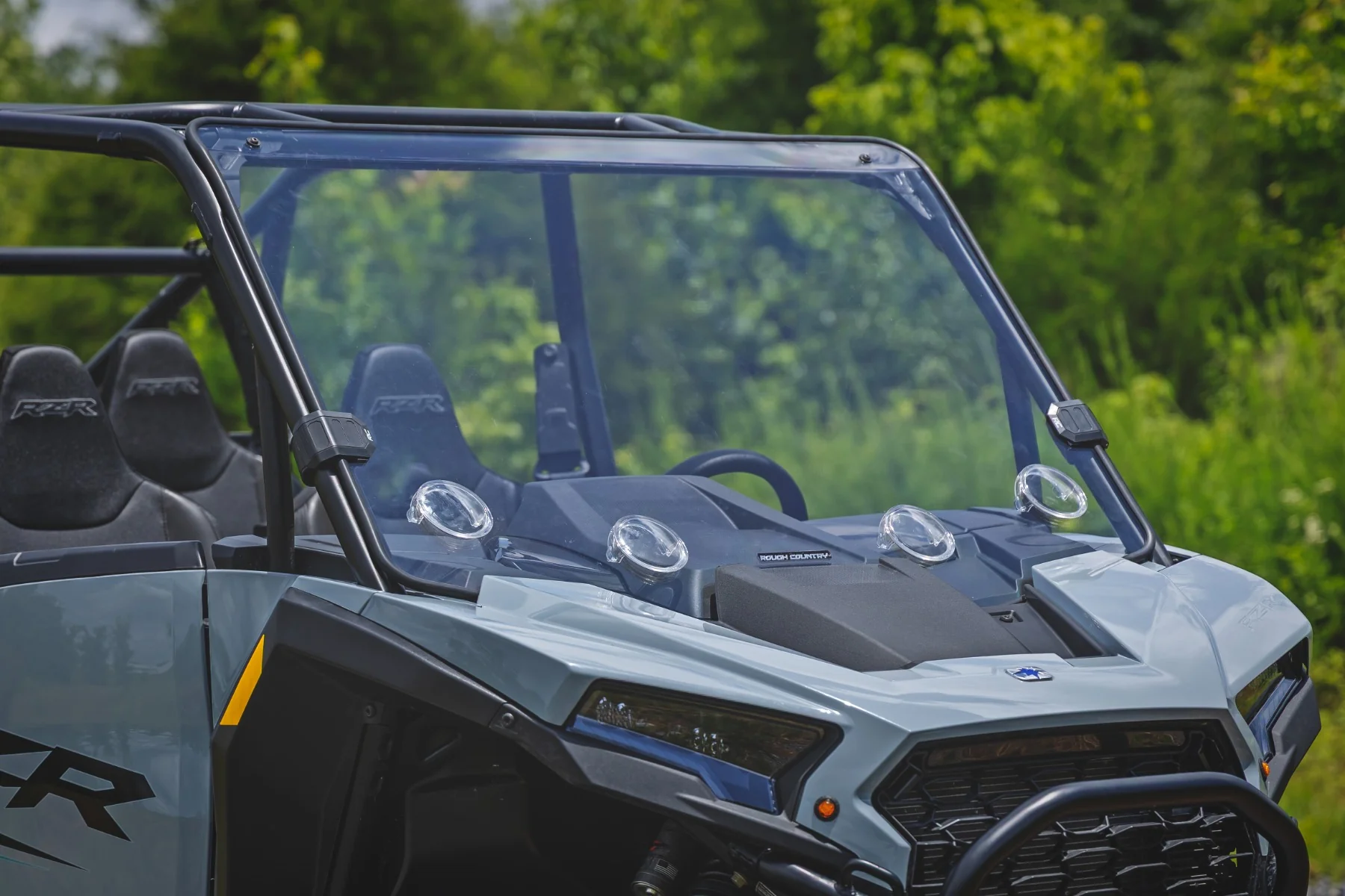 Rough Country Vented Full Windshield | Scratch Resistant |  Polaris RZR XP4 1000 - Image 5