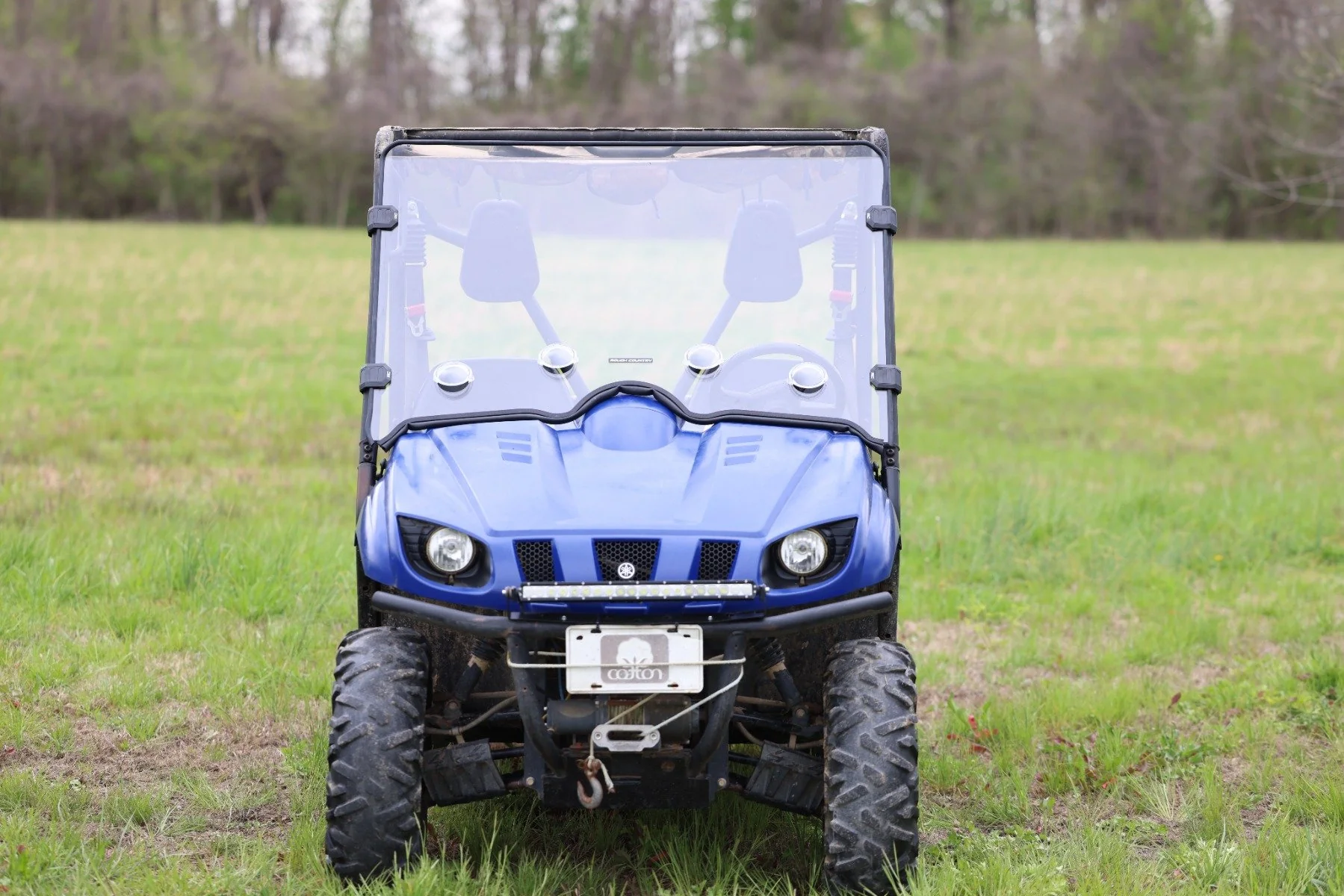 Vented Full Windshield Scratch Resistant Yamaha Rhino 04-12 98241240 - Image 2