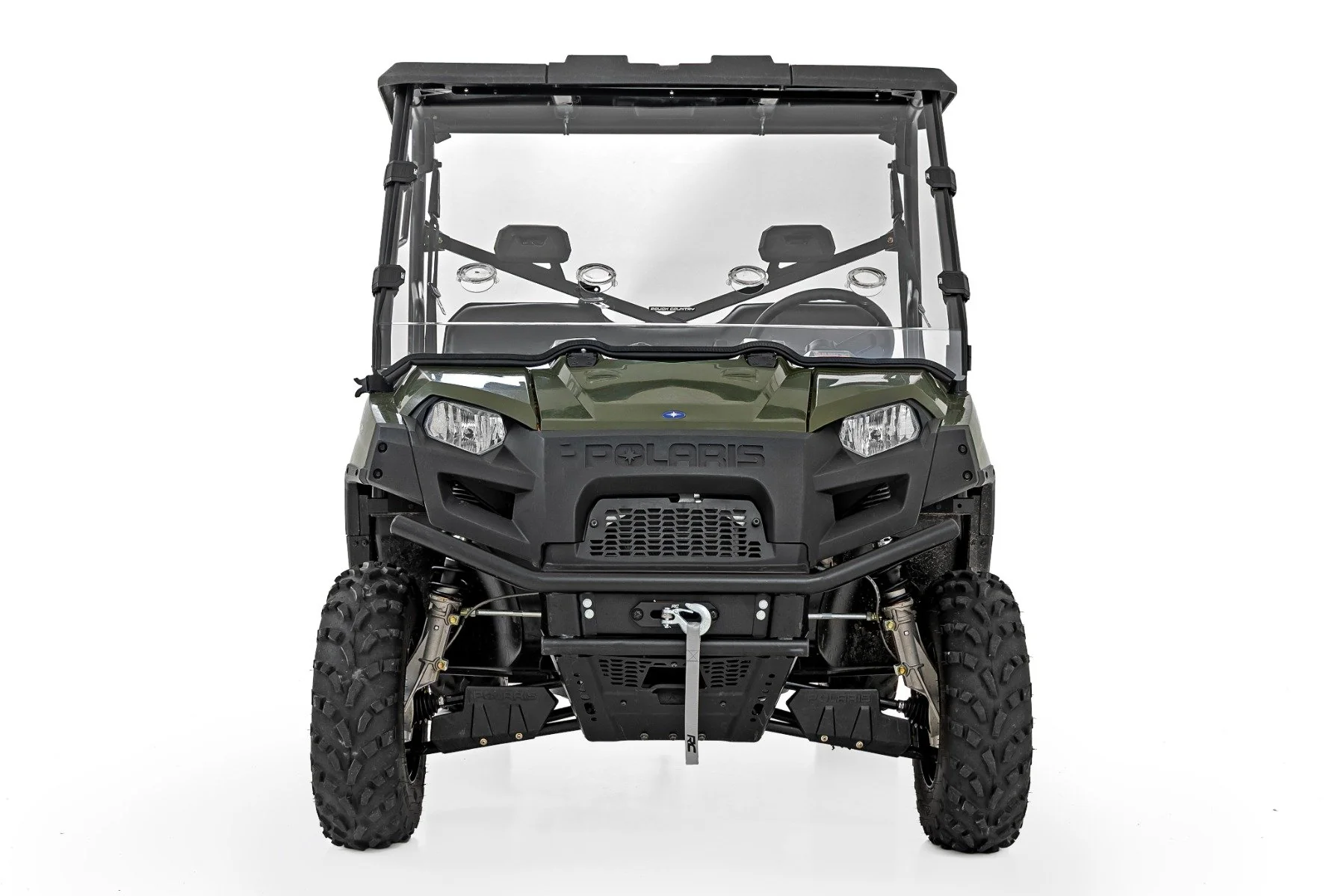 Rough Country Vented Full Windshield | Scratch Resistant | Polaris Ranger 570 - Image 2