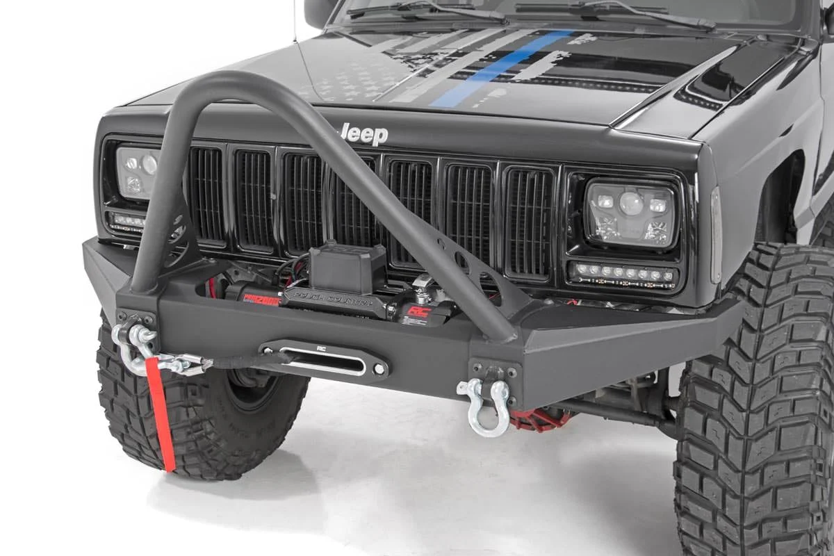 Winch Bumper Jeep Cherokee XJ 84-01 Front 10570 - Image 5