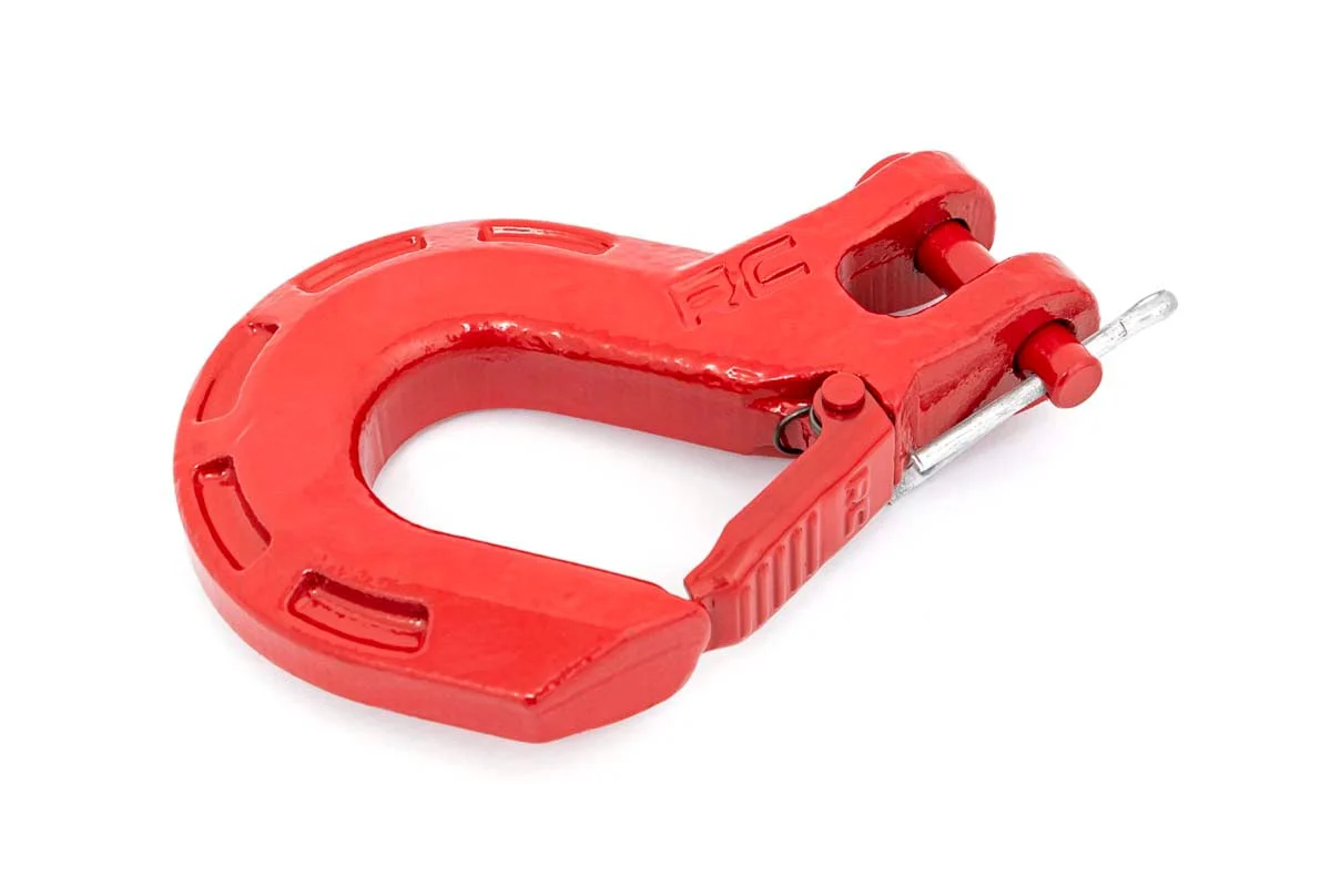 Winch Hook Forged Red - RS129 - Image 2