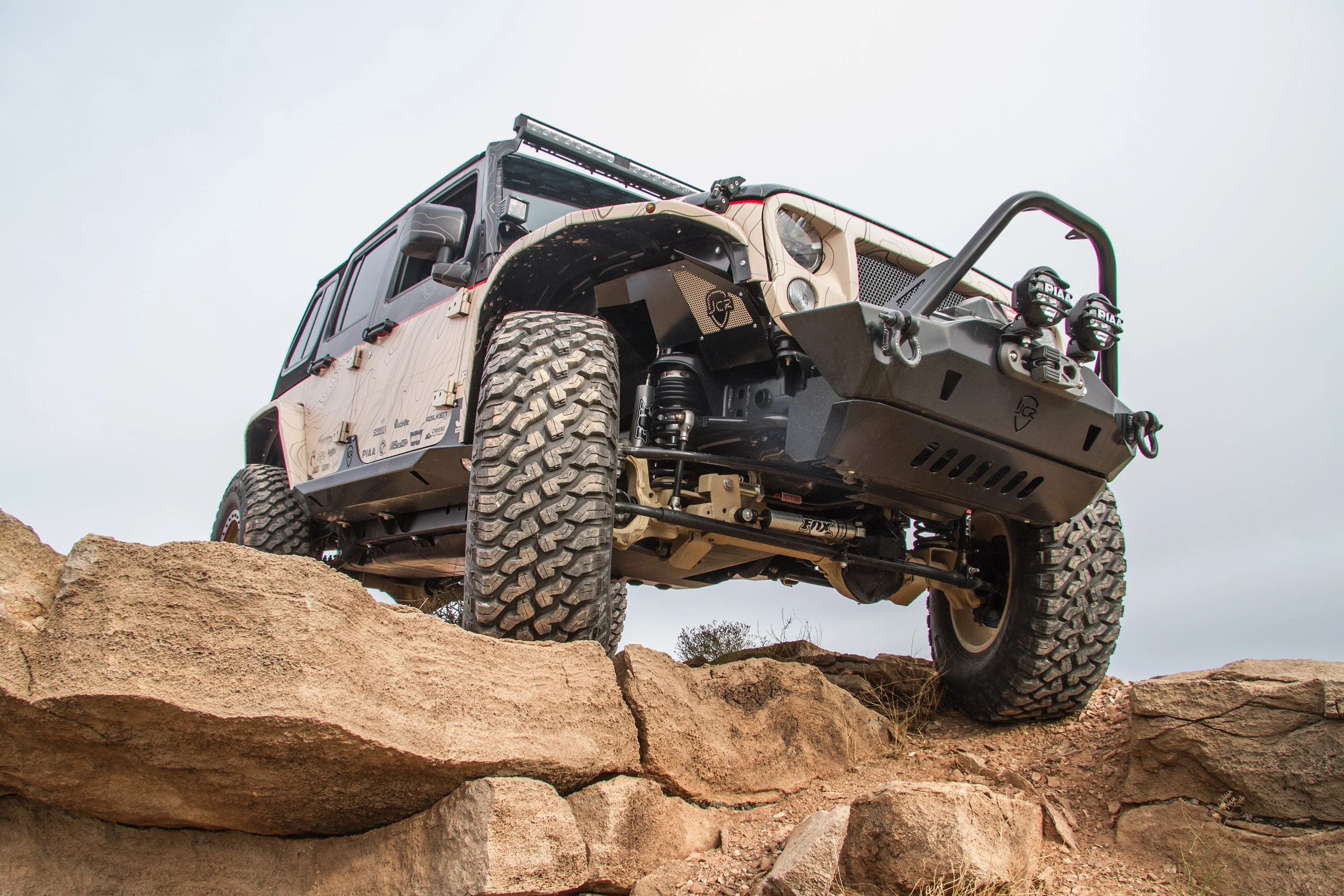 Single Steering Stabilizer Kit w/ FOX 2.0 Performance Shock | Jeep Wrangler JK (07-18) - Image 3