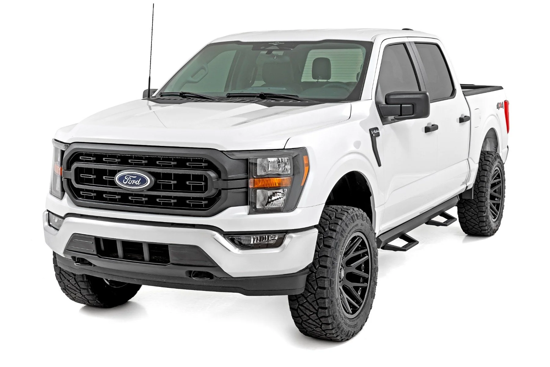 Rough Country Nerf Steps Cab Length Crew Cab Chevy/GMC 1500 07-18 - Image 2