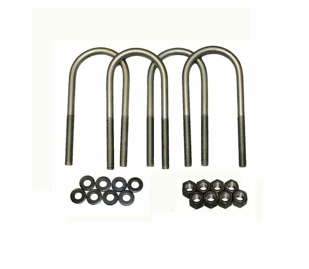 U-bolts Dana 35 Axle fits Jeep Cherokee XJ 1984-2001 (2.75" Wide x 8.5" Long) - Image 2